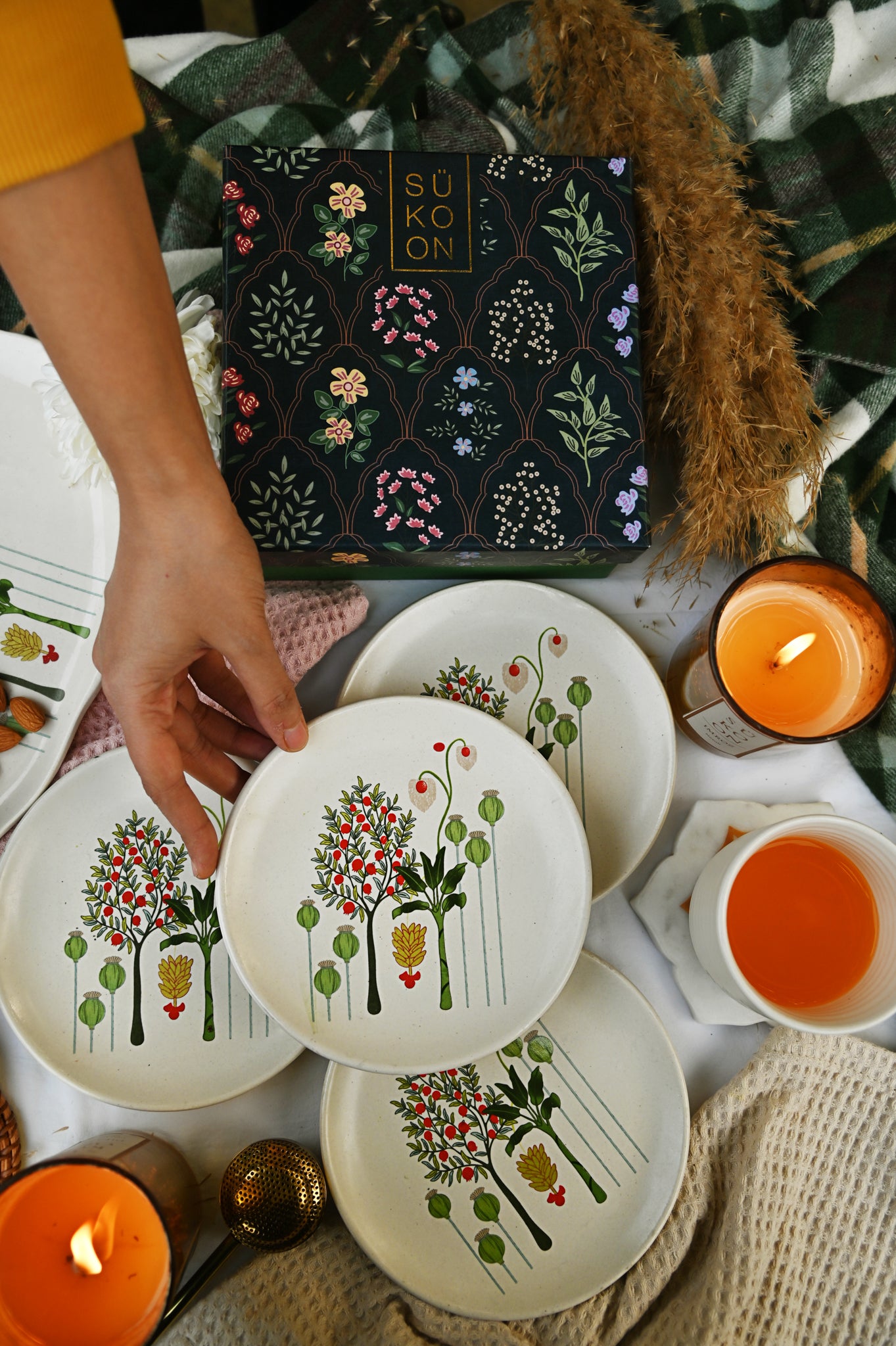 Set of 4 - Bagh Tapas Plates