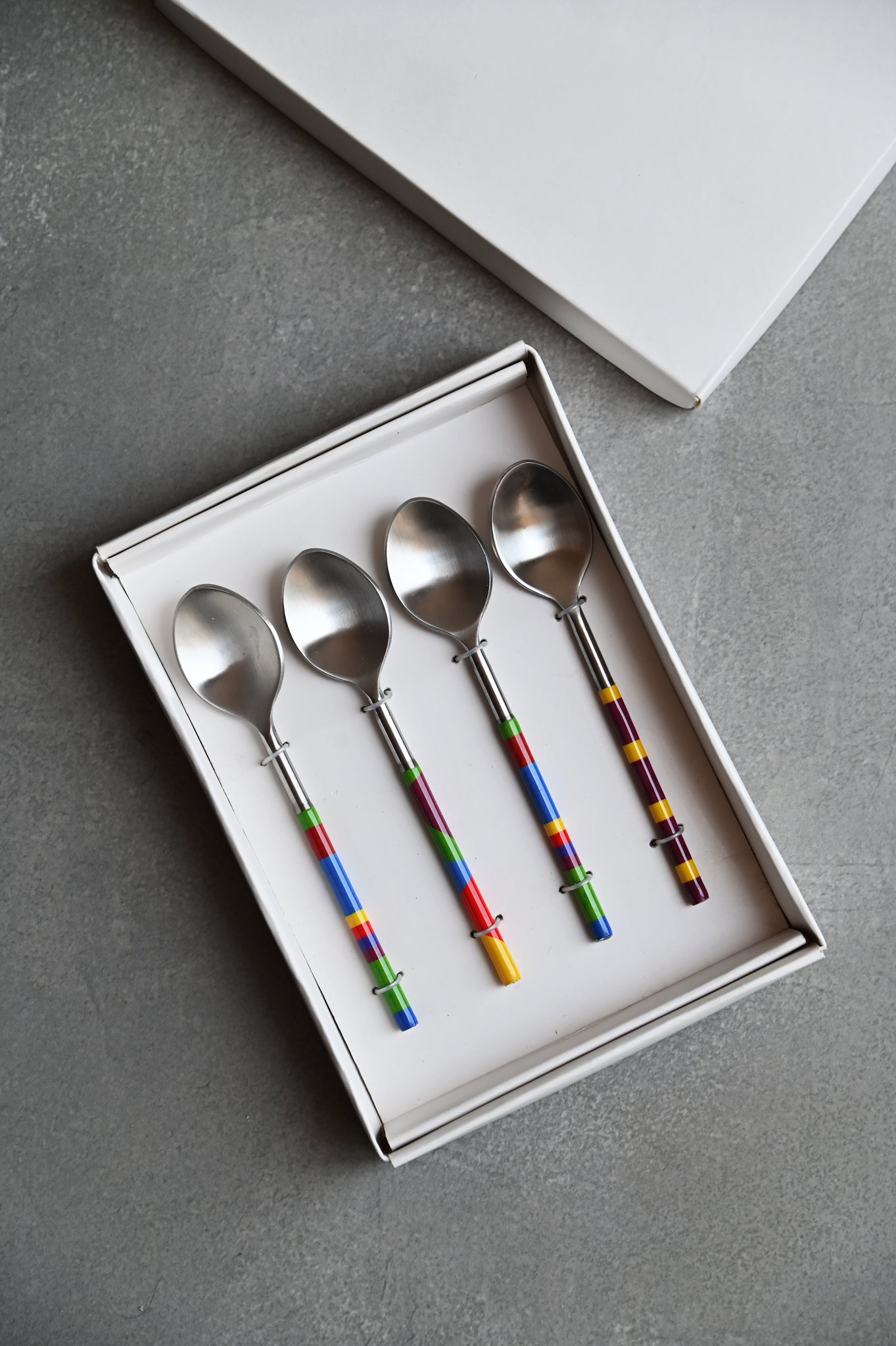 Striped Spoons - Set of 4