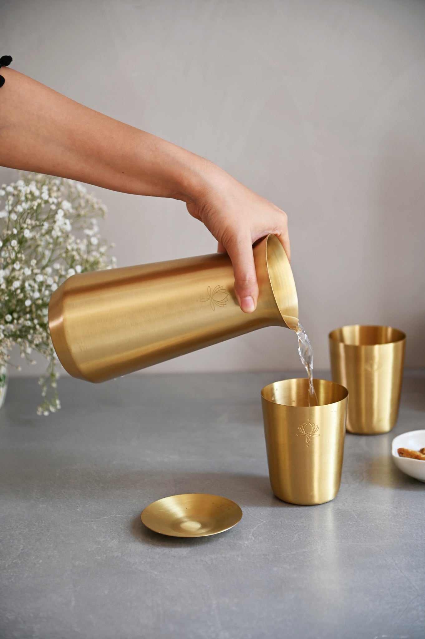 Brass Jug Set