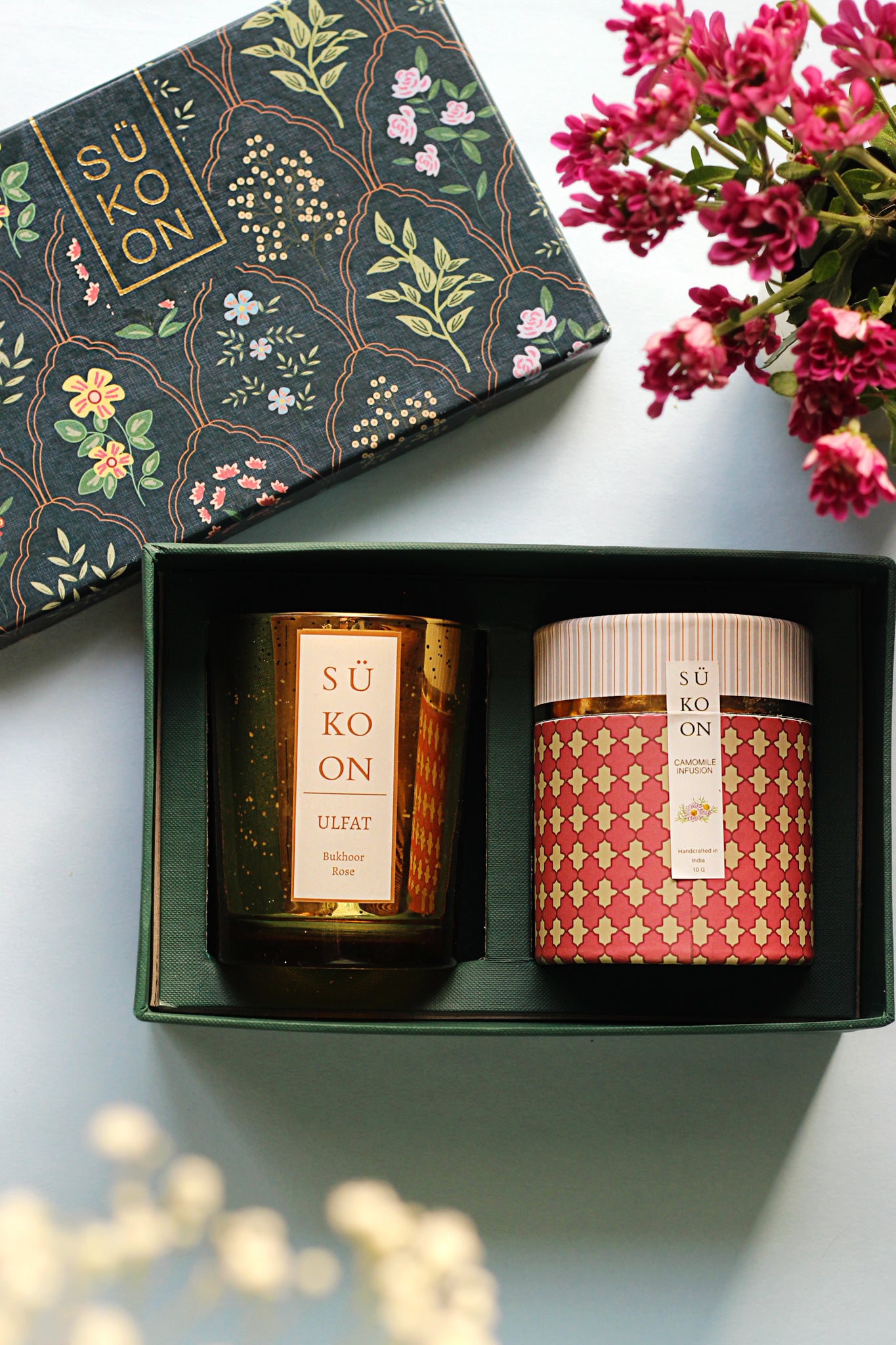 Set of Candle and Tea