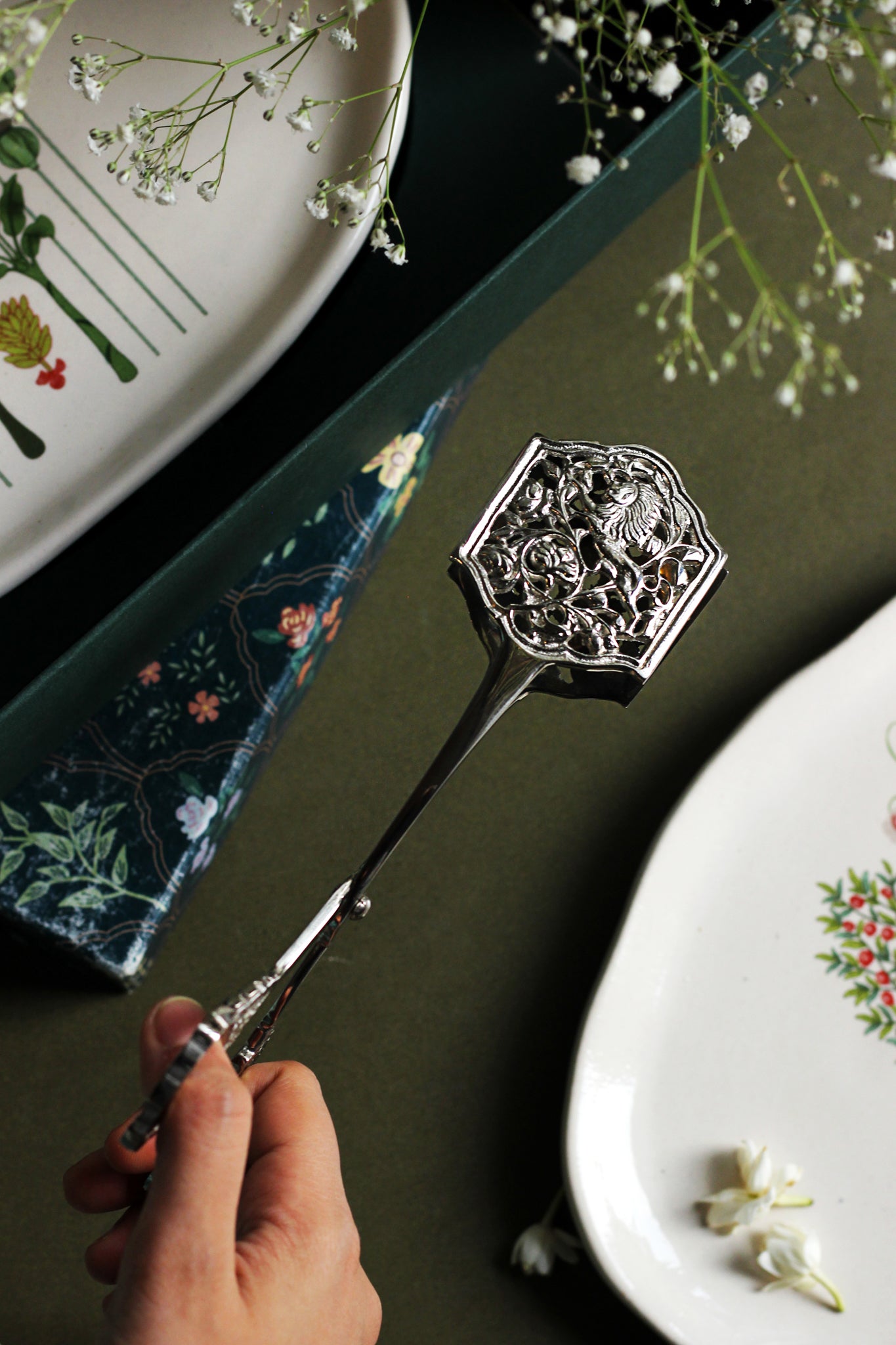 Bagh Platters & Tongs