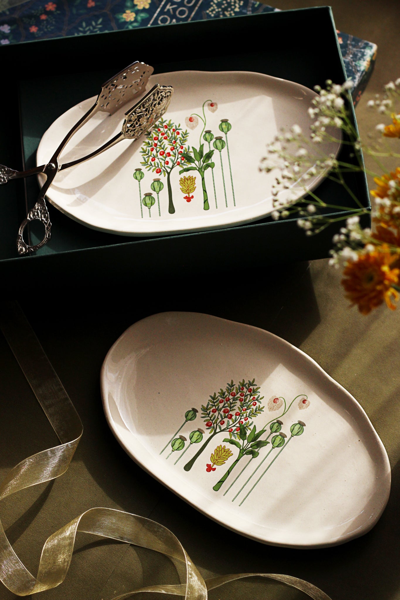 Bagh Platters & Tongs