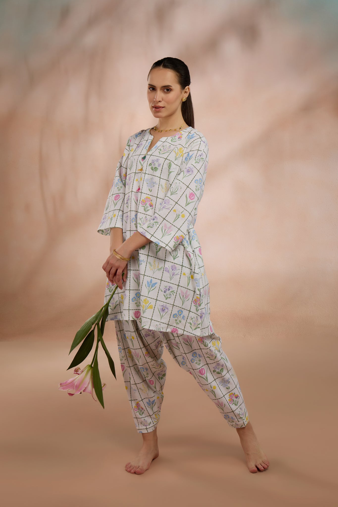 Saba Short Garden Kurta Set